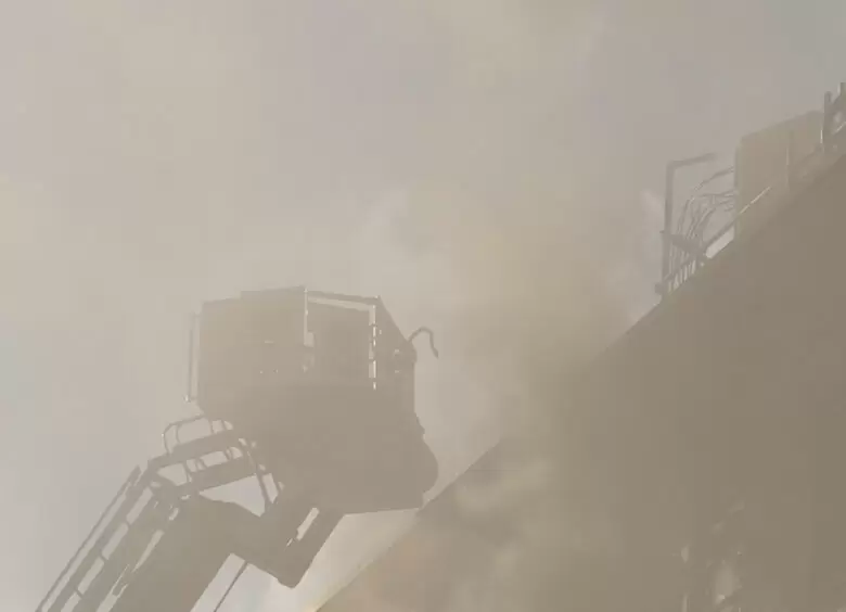 Ontruiming na brand